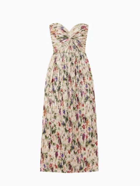 ULLA JOHNSON Adelaide Strapless Pleated Dress