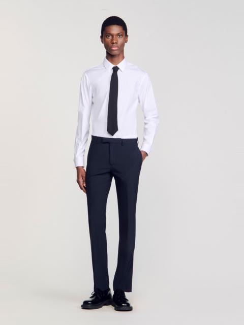 Sandro WOOL SUIT TROUSERS