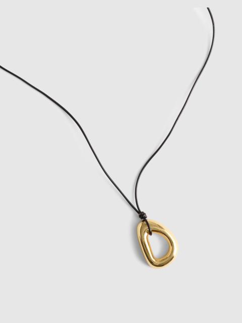 Madewell Sculptural Pendant Cord Necklace