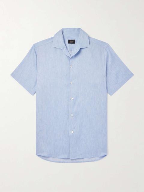 Cotton, Linen and Silk-Blend Shirt