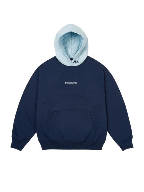 Palace Stamp Waffle Zip Hood NAVY サイズL PALACE STAMP WAFFLE ZIP HOOD NAVY | REVERSIBLE