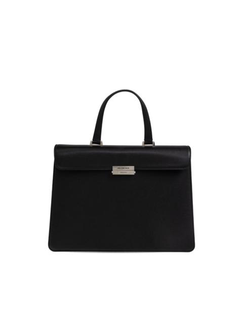 BALENCIAGA logo-plaque tote bag