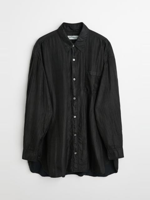 Our Legacy Darling Shirt Black Cotton Silk