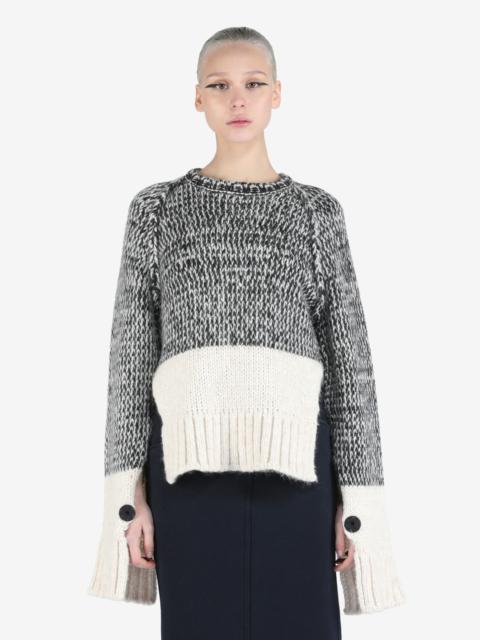 N°21 TWO-TONE SWEATER