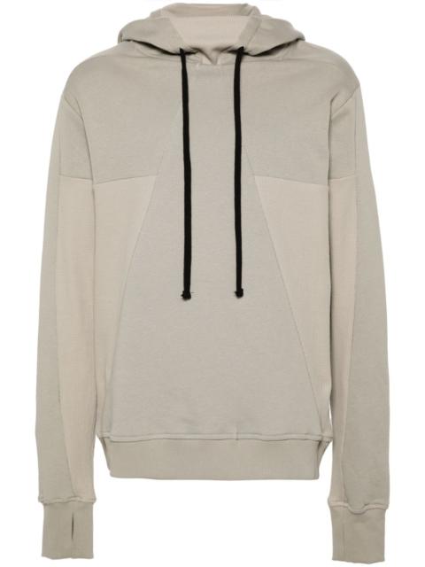 thom/krom panelled-design hoodie
