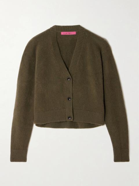 The Elder Statesman Cashmere Cropped Cardigan