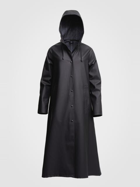 Stutterheim Mosebacke Long Raincoat Black