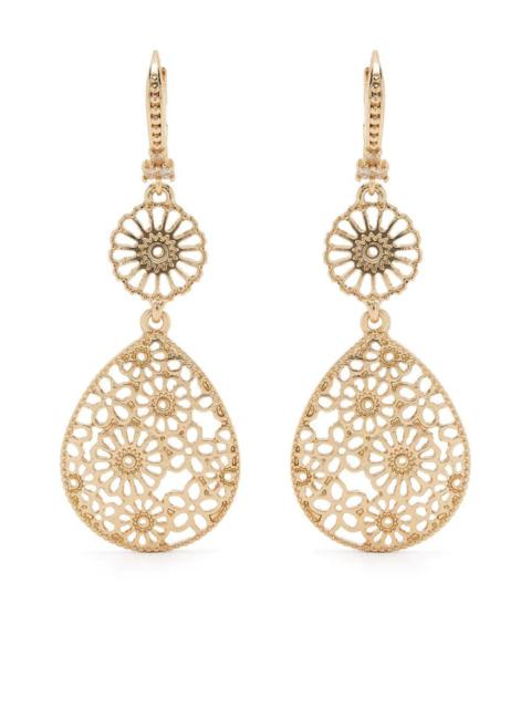 Marchesa DOUBLE DROP FILIGREE EARRINGS