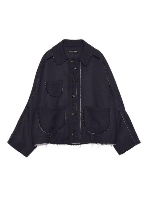 EDWARD CUMING frayed jacket