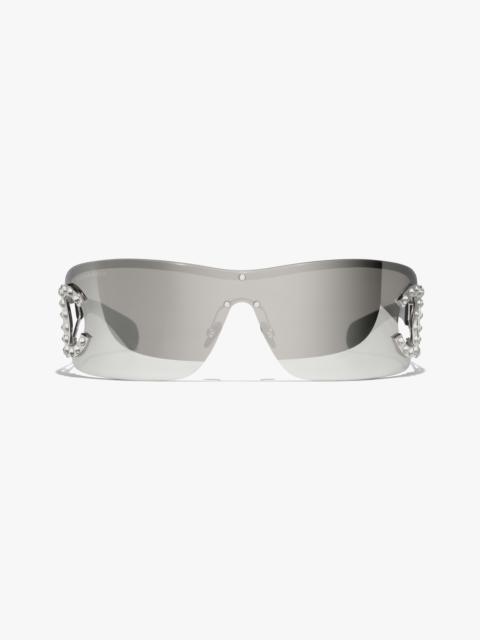 CHANEL Shield Sunglasses