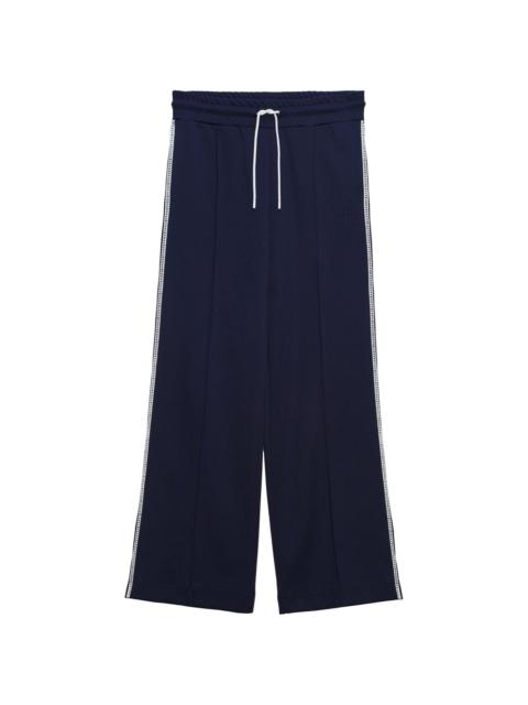 MSGM crochet-trim track trousers