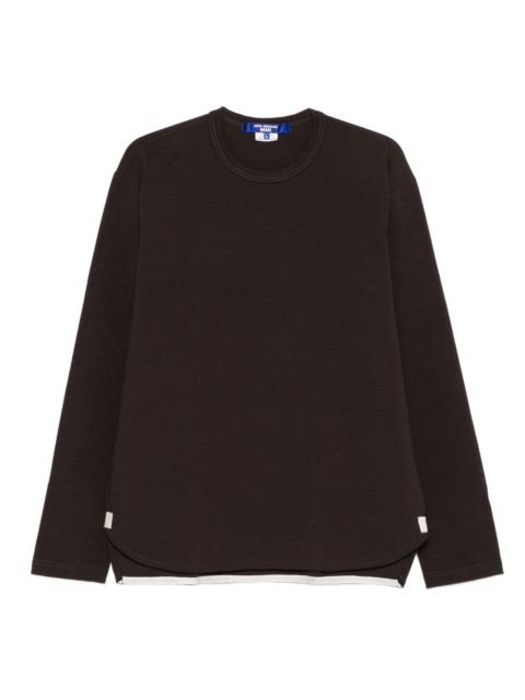 Junya Watanabe MAN curved-hem long-sleeves T-shirt