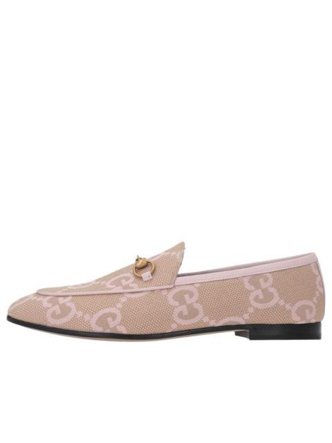 (WMNS) Gucci Jordaan Jumbo GG Loafers 'Pink' 431467-FABB1-8869