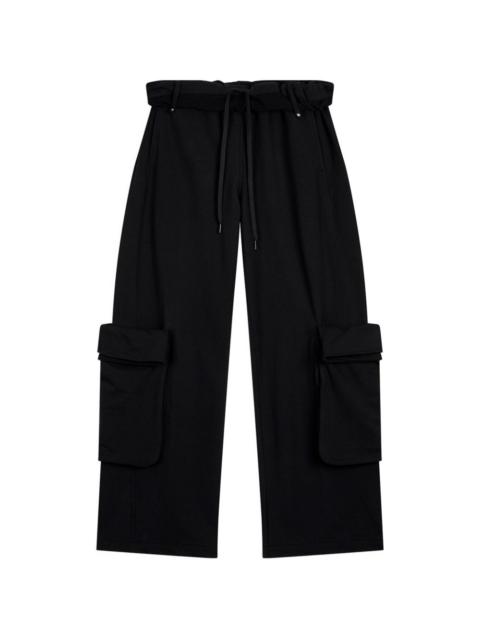 OPEN YY rolled waist cargo trousers