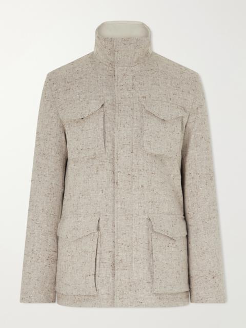 Herno Virgin Wool-Tweed Field Jacket