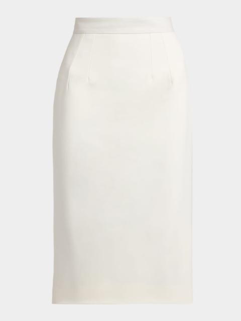 Dolce & Gabbana Wool-Stretch Cady Pencil Skirt