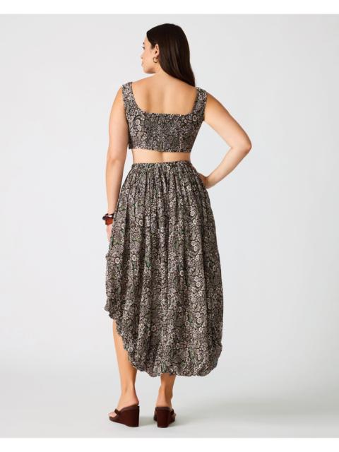 STEVE MADDEN ROSINNA SKIRT FOREST GREEN