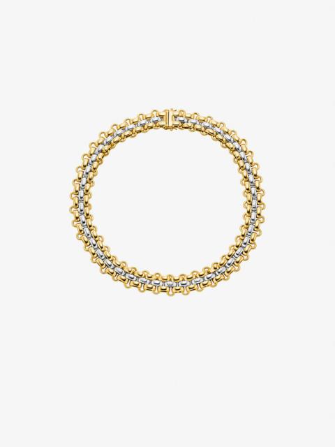 MICHAEL KORS Two-Tone 3-Link Necklace