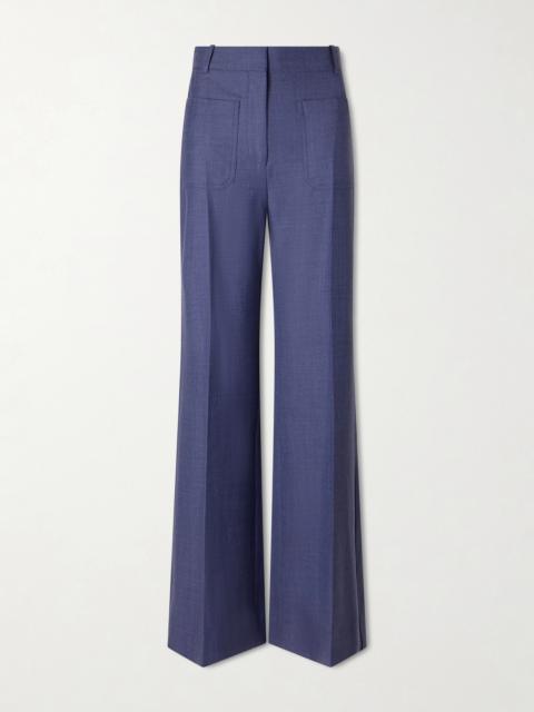 Victoria Beckham Alina Woven Wide-leg Pants