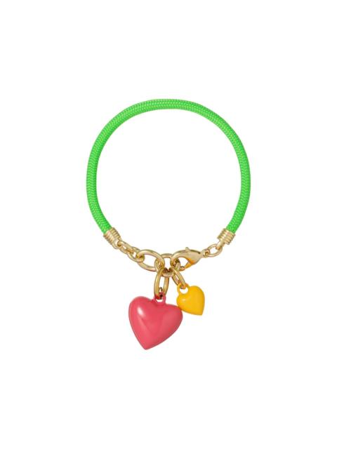 ROXANNE ASSOULIN Happy Cord heart-charm bracelet