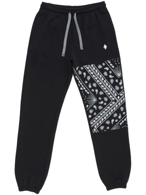 Marcelo Burlon County Of Milan bandana-print panelled cotton track pants