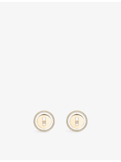 MESSIKA Lucky Move 18ct Gold And 0.32ct Diamond Stud Earrings