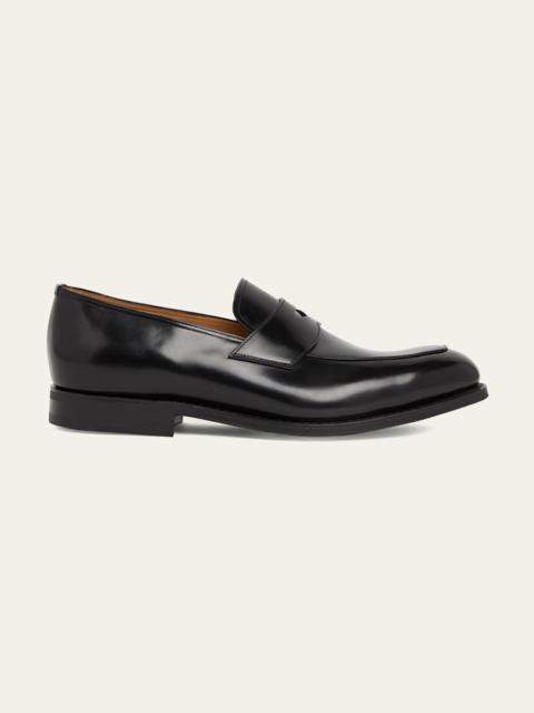 Church's Men's Hertford Rubber-Sole Leather Penny Loafers