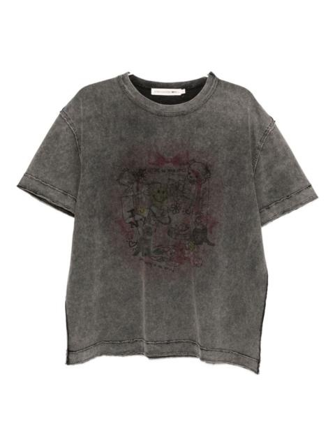 Joshua Sanders cat-print T-shirt