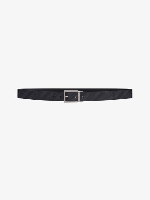 Givenchy GIVENCHY Chain reversible belt in leather and coated canvas