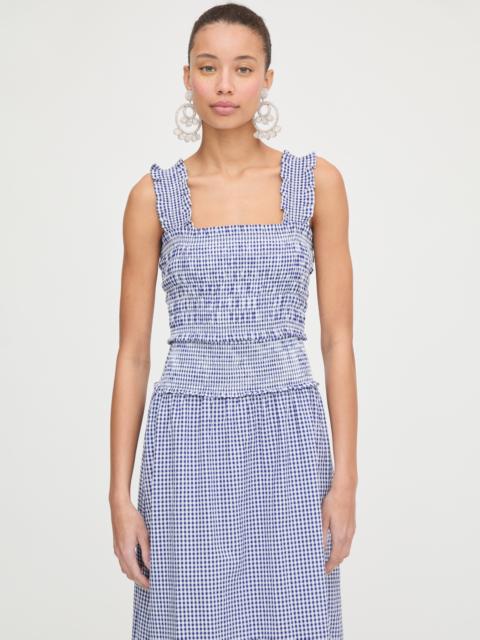 Hill House Home The Azalea Nap Top - Navy Gingham