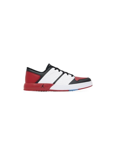Jordan Red & White Nu Retro 1 Low Sneakers