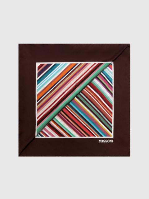 Missoni Pure silk striped scarf