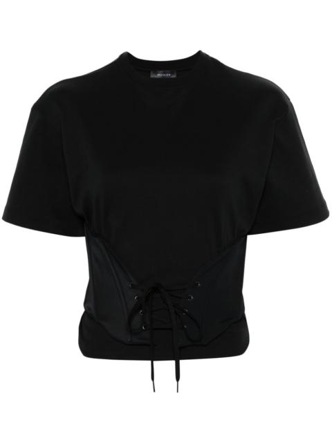 MUGLER corset-style T-shirt
