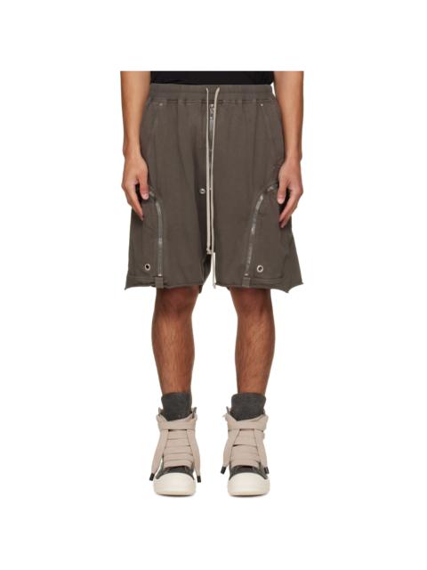 Rick Owens DRKSHDW Gray Tower Bauhaus Shorts