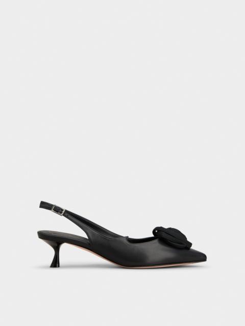 Roger Vivier Rose Vivier Slingback Pumps in leather