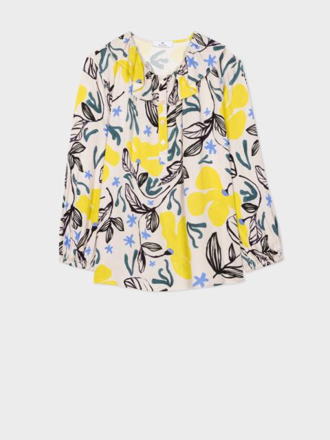 Paul Smith 'Sea Floral' Long-Sleeve Top