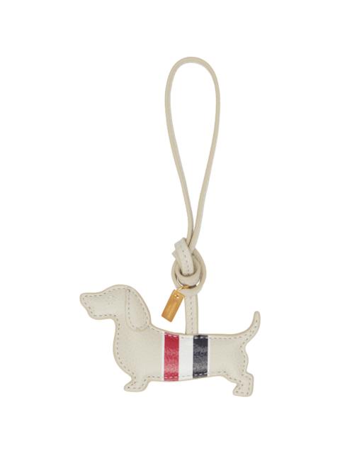 Thom Browne Off-White Puffy Hector Charm Keychain