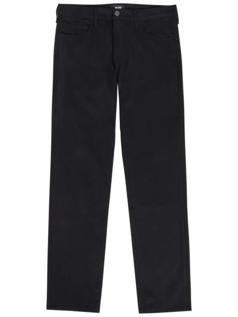 PAIGE Paige Macneil Slim Straight-leg Twill Trousers