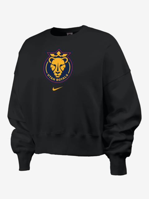 Utah Royals FC Phoenix Fleece Nike Women's NWSL Crew-Neck Sweatshirt