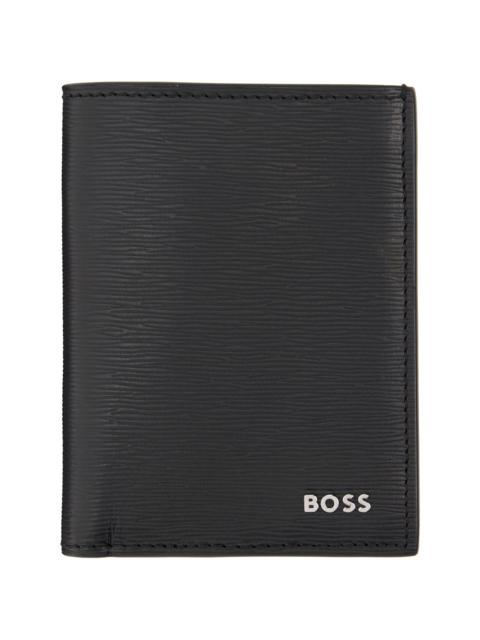 BOSS Black Vertical Bifold Card Holder