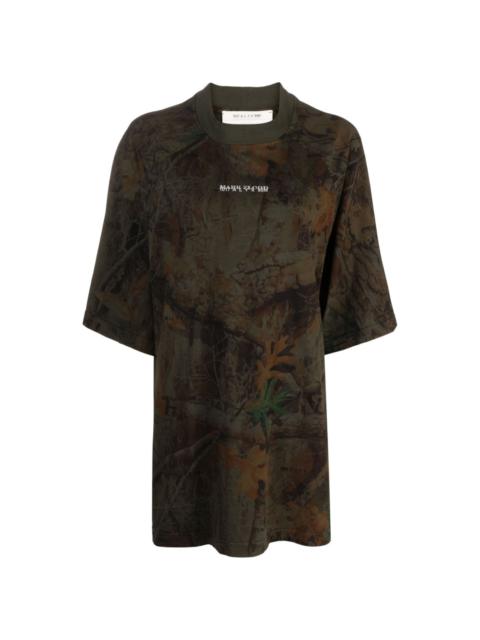 camouflage cotton T-shirt