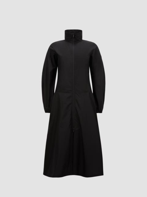 Moncler Turtleneck Cotton Midi Dress