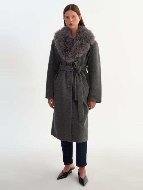 LAMARQUE TILLIE | Belted Wool Coat