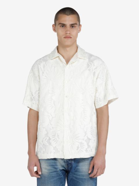 FLORAL-APPLIQUÉ SHIRT