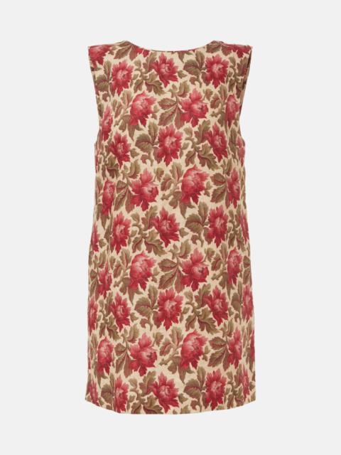 POSSE Rosalie floral linen shift dress