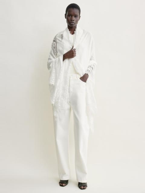 TOTEME Lace sarong white