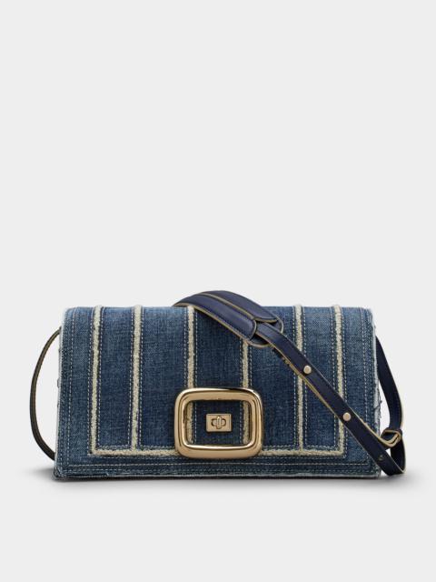 Roger Vivier Viv' Choc Summertime Bag in Denim