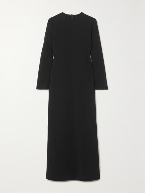 The Row Amara Crepe Maxi Dress
