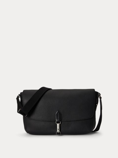 Polo Ralph Lauren Polo ID Pebbled Leather Messenger Bag