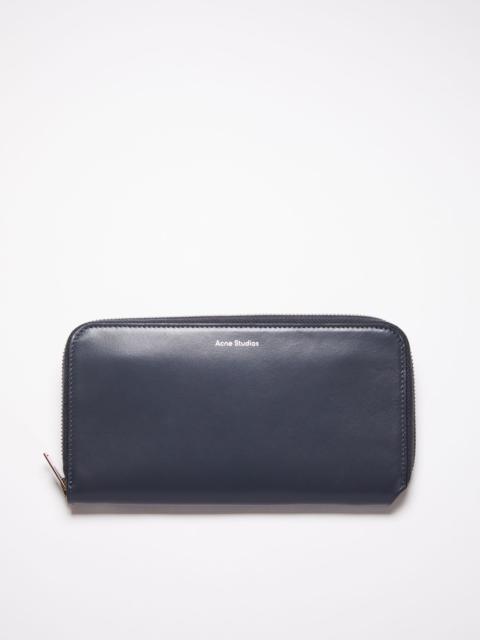 Acne Studios Continental wallet - Dark Blue